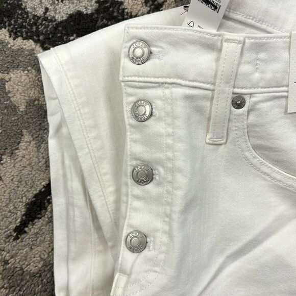 J. Crew Tall 10" vintage slim-straight jean in white* - Picture 8 of 8